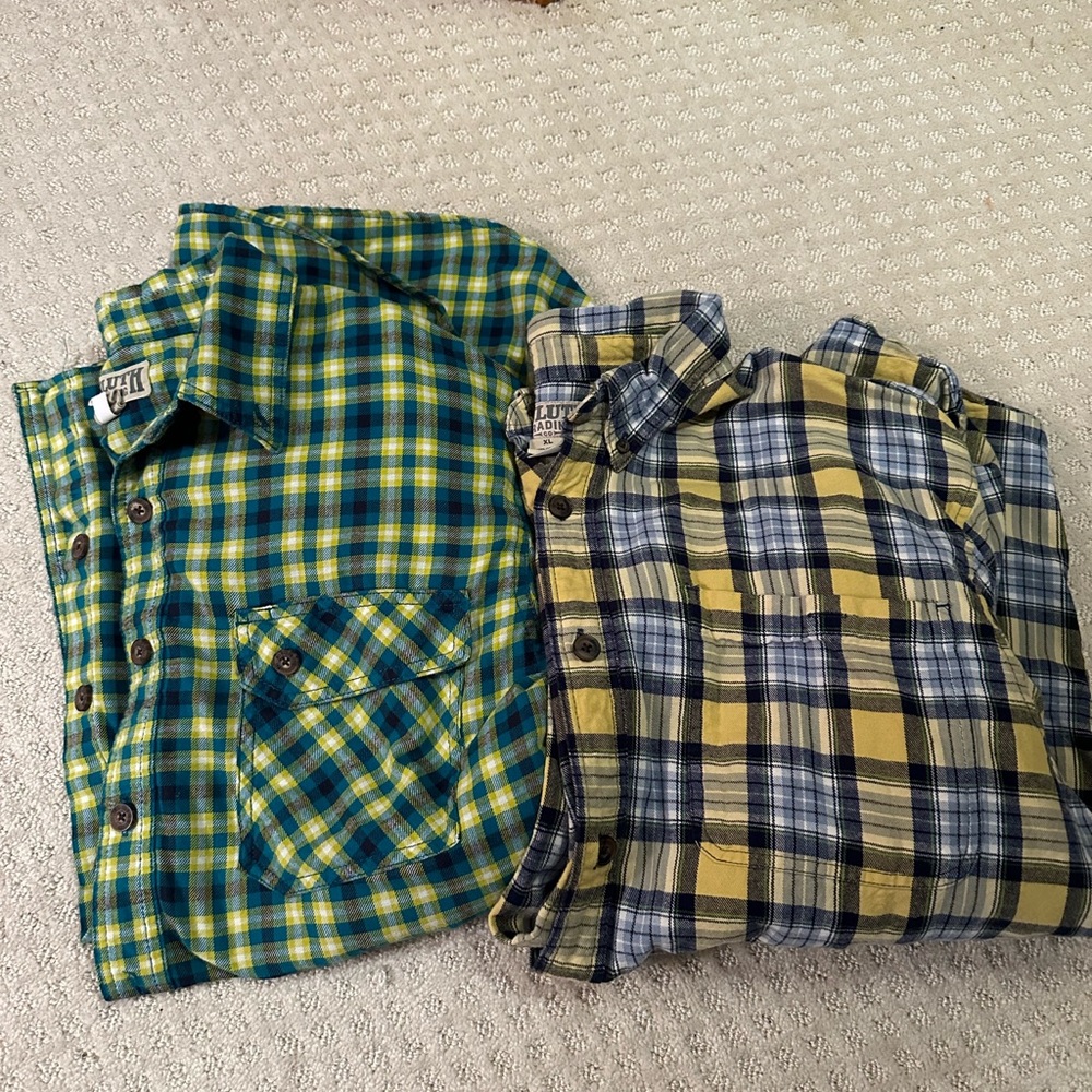 Duluth button down flannels